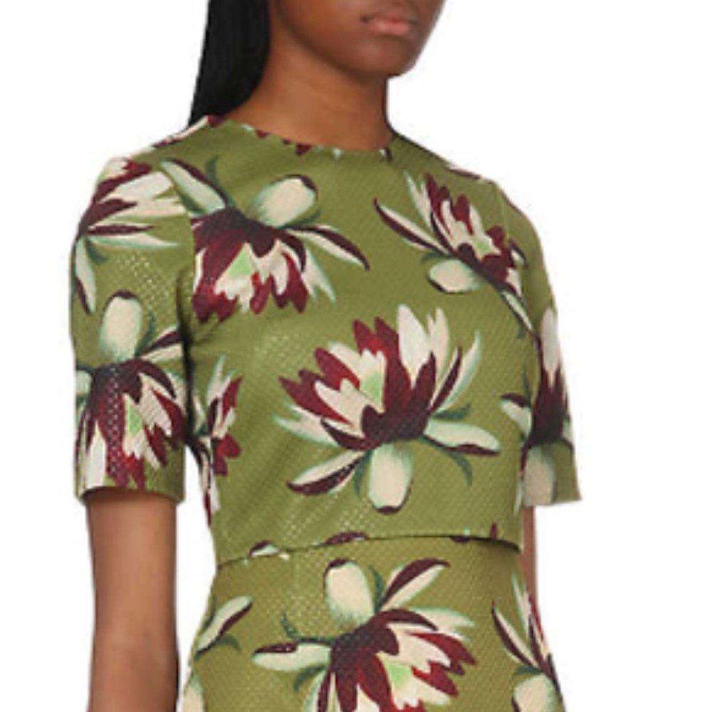 Ted Baker Waterlily Jersey Crop Top